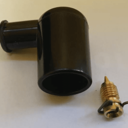 KAPICA IZ BAKELITA ZA VŽIGALNO SVEČICO, ZA KABEL 8mm