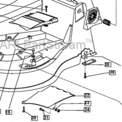 LEŽIŠČE ZADNJE OSI ZA VRTNO KOSILNICO CASTELGARDEN