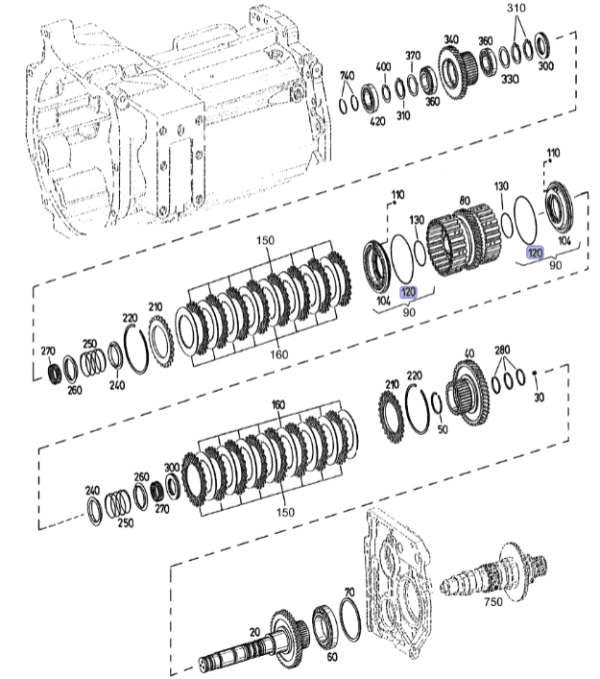 ORING MENJALNIKA ZA TRAKTOR CASE CS100, CS110, CS120, CS130, CS150 - Image 2