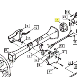 BLAŽILEC VIBRACIJ ZA MOTORNO KOSO ALPINA STAR 36, STAR 41, STAR 45, STAR 55