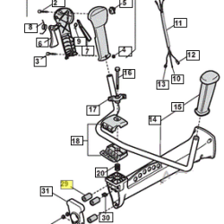 BLAŽILEC VIBRACIJ ZA MOTORNO KOSO ALPINA SB44P, SB51DS, SB52P, STAR38, STAR41, TB44, TB54