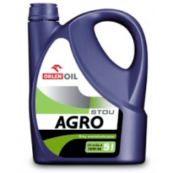 TRAKTORSKO UNIVERZALNO OLJE AGRO STOU 10W-40 ZA MOKRE ZAVORE, MENJALNIK, HIRAVLIČNI SISTEM IN MOTOR 5LT