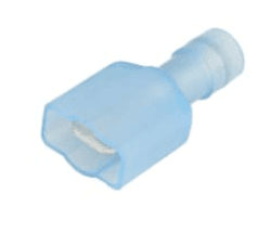 MOŠKI KABEL ČEVELJ IZOLIRAN, PLOŠČATI 1,5-2,5mm² ŠIRINA 6,3mm 5 KOS