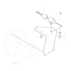 ZADNJI BLAŽILEC KABINE ZA TRAKTOR NEW HOLLAND TN95F