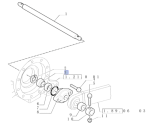 RADIALNI SFERIČNI LEŽAJ OSOVINE SPODNJIH DVIŽNIH ROK ZA TRAKTOR NEW HOLLAND TN95A, TN75A, TN85A, TN95F - Image 2