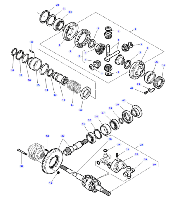 KONUSNO VALJČNI LEŽAJ 50x80x20mm DIFERENCIJALA MASSEY FERGUSON 4335 - Image 2