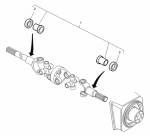 SEMERING PREDNJE POLOSOVINE 35x52x16mm ZA MASSEY FERGUSON 3050, 3060, 3075, 3085, 4225, 4234, 4240, 4255, 4260, 4265, 4270, 4325, 4335, 4345, 4360, 354, 374, 364, 394, 4335 - Image 2