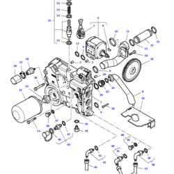 GLAVNA HIDRAVLIČNA ČRPALKA ZA TRAKTOR MASSEY FERGUSON 5455