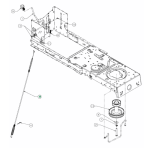 BOVDEN VKLOPA NOŽEV ZA VRTNI TRAKTOR M-TECH M175-107T, M200-105H - Image 2