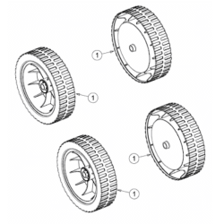 KOLO 180mm ZA VRTNO KOSILNICO MTD 46, DL46P, 46S, 46BS, DL46SP