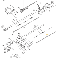 SPODNJA OSOVINA ZA MOTORNO KOSO ALPINA B26J, SBC226J