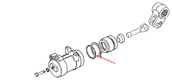 GUMICA DVIŽNEGA BATA ZA TRAKTOR FIAT 55-65, 55-66, 55-75, 55-85, 55-88, 55-90, 60-65, 62-86 - Image 2