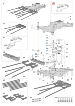KOMPLET MEHANIZEM ZANON KARBONIUM EVO33, FALCON - Image 2