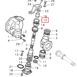 SEGER 62mm ZA LEŽAJ PREDNJEGA BOČNEGA REDUKTORJA GOLDONI STAR 3070 V