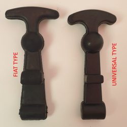 GUMIJASTO ZAPIRALO POKROVA MOTORJA FIAT, SKUPNA DOLŽINA 123mm