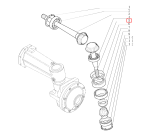 VERTIKALNA OSOVINA PREDNJEGA BOČNEGA REDUKTORJA ZA TRAKTOR NEW HOLLAND TCE40, TCE45, TCE55, T3010, T3020, T3030 - Image 2