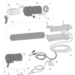 NOTRANJI DROG ZA OBIRALEC OLJK ZANON KARBONIUM EVO33 AL300, FALCON 12V AL300