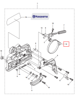 TRAK ZAVORE ZA MOTORNO ŽAGO HUSQVARNA 435, 440, 140, 135, 130 - Image 2