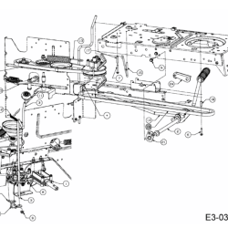 ORIGINAL "PREDNJI" JERMEN POGONA ZA VRTNI TRAKTOR MTD LE130