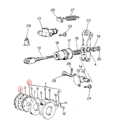 ZAVORNI DISK 165mm ZA TRAKTOR LANDINI ALPINE 75