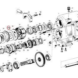 DISK PREDNJEGA KARDANA 139mm / 90mm, FENDT FARMER 309LSA, 28 ZOBOV