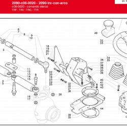 OČESNI PRIKLJUČEK ZA CILINDER VOLANA ANTONIO CARRARO TRF, TRX9400, TRG, TTR, TIGRETRAC 8008