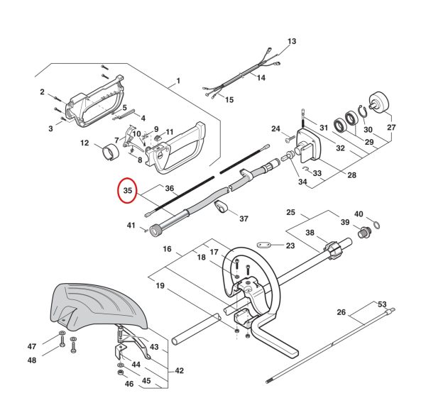FLEKSIBILNI PRENOS ZA MOTORNO KOSO CASTOR POWER 55F - Image 2