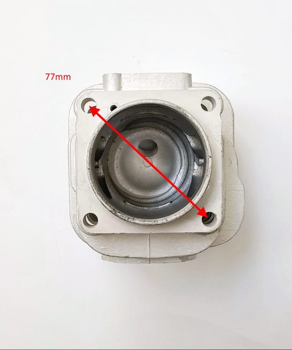 KOMPLET CILINDER IN BAT 50mm ZA MOTORNO ŽAGO HUSQVARNA 266, 268, 66, PREVERI SESALNO STRAN! - Image 2