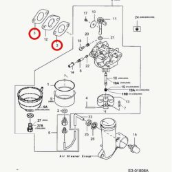 TESNILO SESALNE PRIROBNICE ZA MOTOR KAWASAKI FJ180V