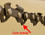 VERIGA 3/8"LP ZA MOTORNO ŽAGO STIHL MS162, 44 ČLENOV, DEBELINA ČLENA 1,1mm - Image 2