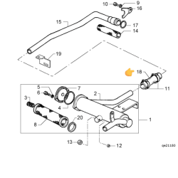 GUMIJASTA CEV 40mm HIDRAVLIČNEGA / MENJALNIŠKEGA OLJA TRAKTOR GOLDONI QUASAR