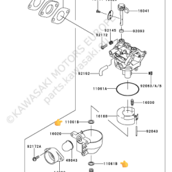 ALUMINIJASTA PODLOŽKA ZA MOTOR KAWASAKI FJ180-AM75, 8x12x1