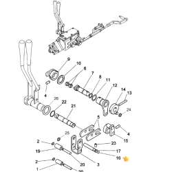 ORING OSOVINE REGULACIJE DVIGA LANDINI MISTRAL 50, OSOVINA 7mm