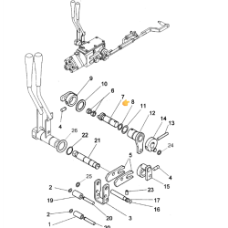 ORING OSOVINE REGULACIJE DVIGA LANDINI MISTRAL 50, 2,62x11,91mm