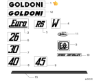 NALEPKA / NAPIS GOLDONI NA HAUBI - Image 3